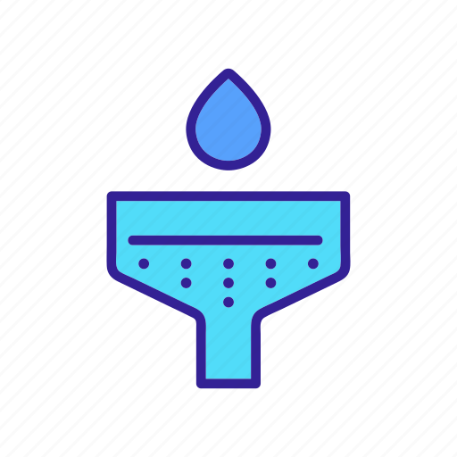Clean, contour, liquid, purification, treatment, water icon - Download on Iconfinder
