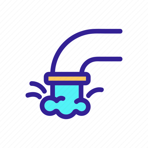 Clean, contour, jet, silhouette, treatment, water icon - Download on Iconfinder