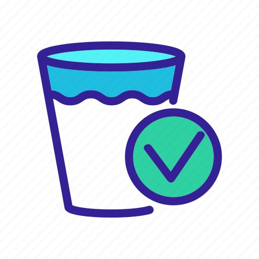 Clean, contour, drop, glass, treatment, water icon - Download on Iconfinder