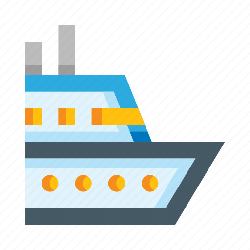 Ship, boat, cruise, watercraft, journey, travel, vacation icon - Download on Iconfinder