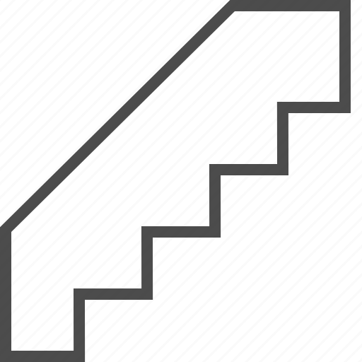 Stairs, staircase, escalator, building icon - Download on Iconfinder