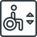 accessible, elevator, find, sign, wayfinding, wheelchair