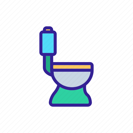 Animal, art, building, contour, pointer, toilet, wc icon - Download on Iconfinder