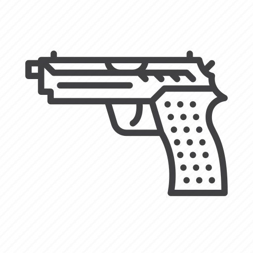 Firearm, gun, handgun, pistol icon - Download on Iconfinder