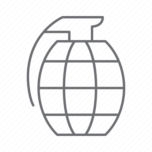 Grenade, bomb, weapon, army, military, war icon - Download on Iconfinder