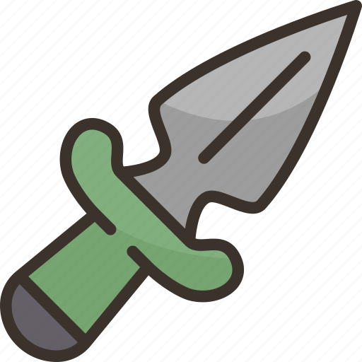 Dagger, knife, blade, steel, weapon icon - Download on Iconfinder