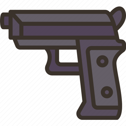 Gun, pistol, weapon, shoot, danger icon - Download on Iconfinder