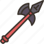 halberd, axe, battle, weapon, medieval 