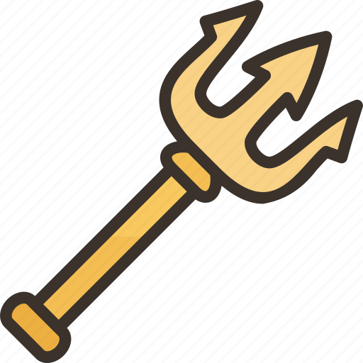 Trident, harpoon, fork, spear, sharp icon - Download on Iconfinder