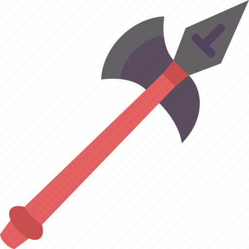 Halberd, axe, battle, weapon, medieval icon - Download on Iconfinder