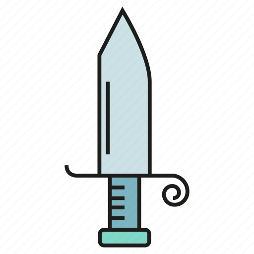Dagger, knife, sharp, slash, stiletto, weapon icon - Download on Iconfinder