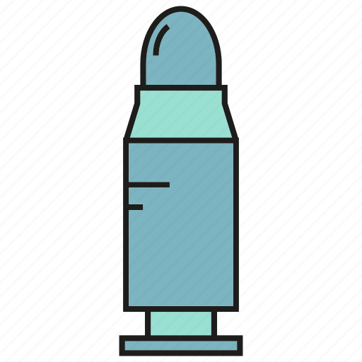 Ammunition, arms, bombshell, bullet, shot, slug, weapon icon - Download on Iconfinder