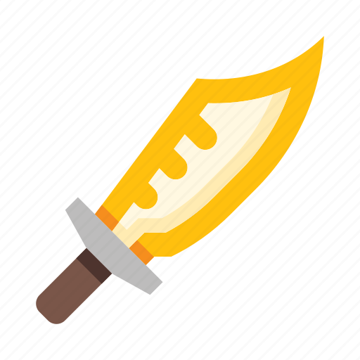 Weapon, knife, steel, arms, dagger, sword, blade icon - Download on Iconfinder