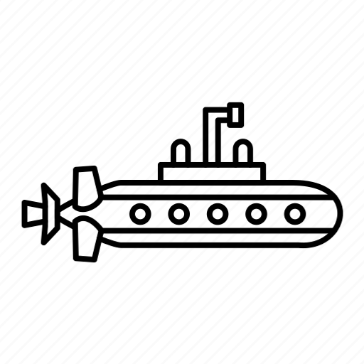 Submarine, ocean, sea, weapon, military icon - Download on Iconfinder