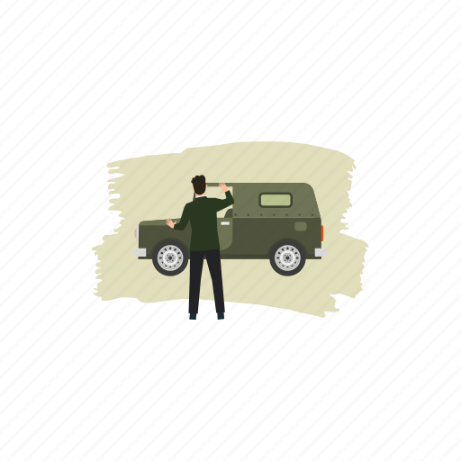Jeep, van, military, battle, war icon - Download on Iconfinder