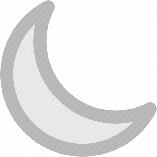 Crescent, lunar, moon, new moon, night, waning moon, weather icon - Download on Iconfinder