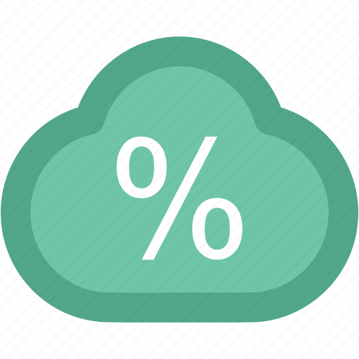 Cloud, cloudy, forecast, lightning, percent, percentage, rate icon - Download on Iconfinder