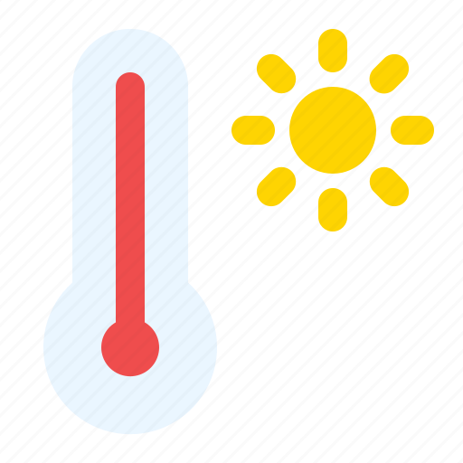 Warm, climate, thermometer, hot, high temperature icon - Download on Iconfinder