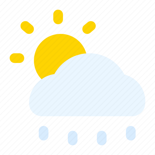 Rain, sun, hot, cloud, weather icon - Download on Iconfinder