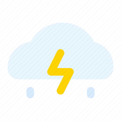 Thunderstorm, storm, forecast, weather, cloud icon - Download on Iconfinder