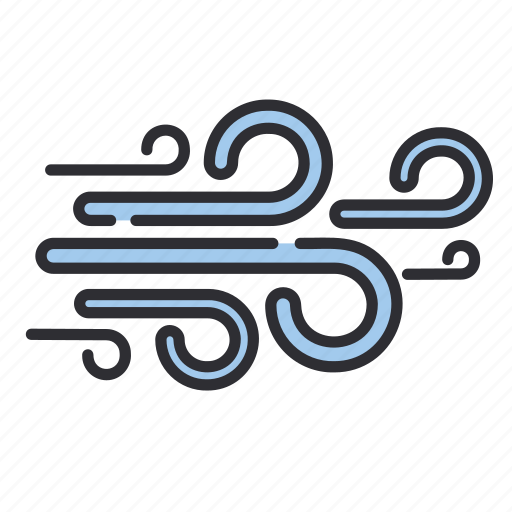 Wind, blowing, air, blow, weather, flow, blows icon - Download on Iconfinder