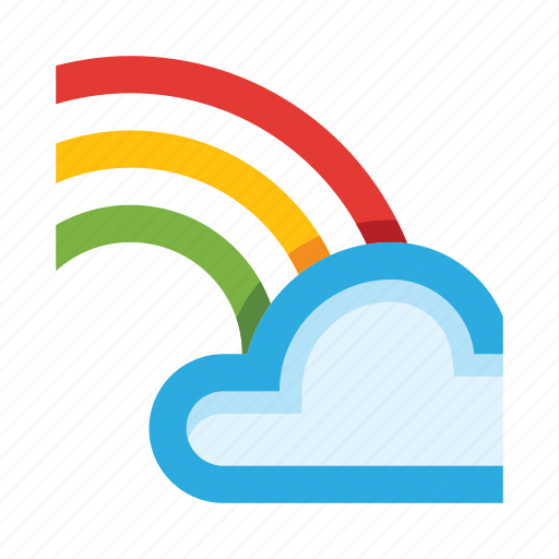 Weather, climate, forecast, rainbow icon - Download on Iconfinder