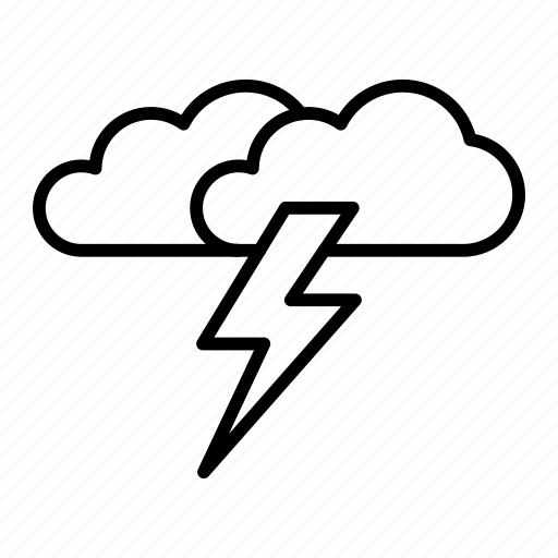 Storm, cloud, heavy, meteorology, rain, climate, thunder icon - Download on Iconfinder