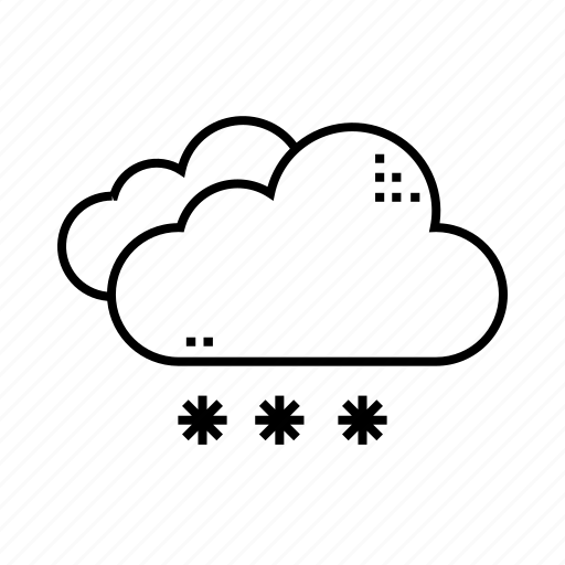 Snowing, forecast, cloud, climate, temperature icon - Download on Iconfinder