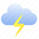 lightning, cloud, weather, storage