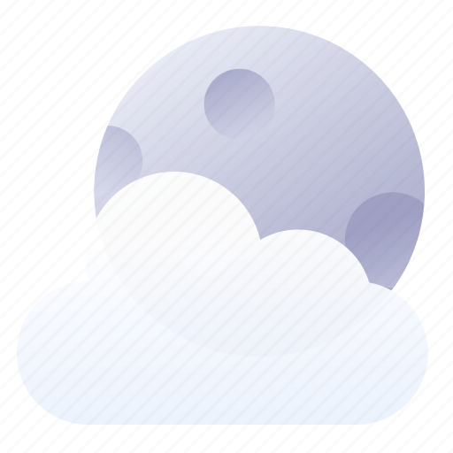 Moon, cloud, forecast, space icon - Download on Iconfinder