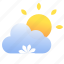 snow, sun, cloud, weather 
