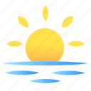 sun, ocean, weather, forecast