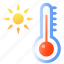 thermometer, heat, hot, weather 