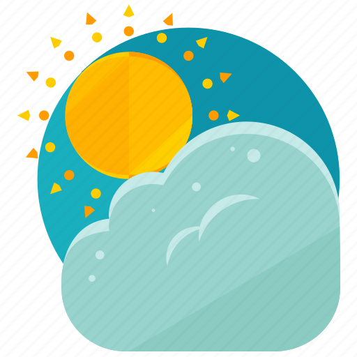 Cloud, cloudy, partly, sun, weather icon - Download on Iconfinder