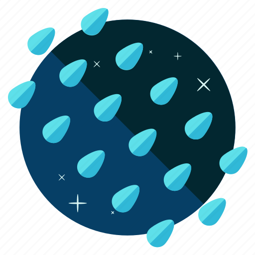 Drops, night, rain, storm, water, waterdrops, weather icon - Download on Iconfinder