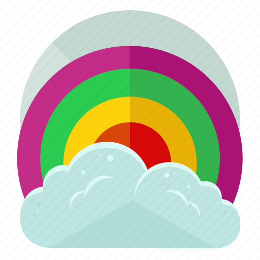 Cloud, color, rain, rainbow, weather icon - Download on Iconfinder