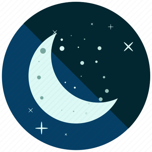 Moon, night, stars, time, weather icon - Download on Iconfinder