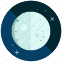 crescent, cycle, moon, night, phase, waning