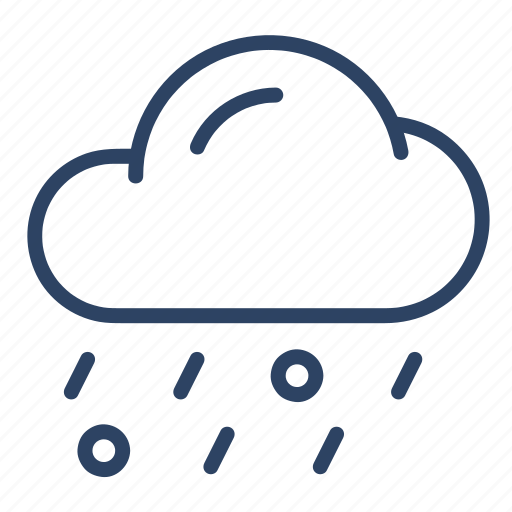 Climate, cloudy, forecast, hail, ice, rain, weather icon - Download on Iconfinder