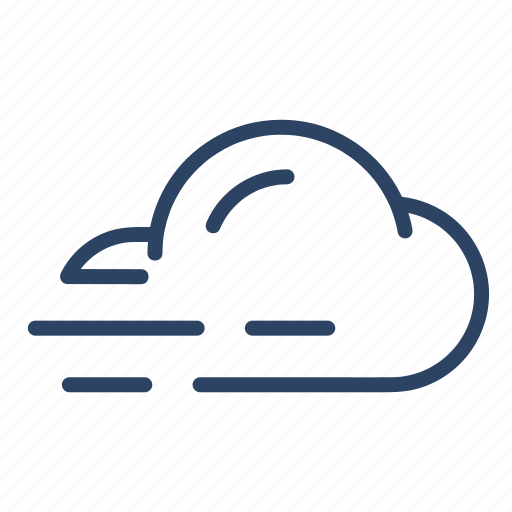 Climate, cloud, forecast, mist, weather, wind icon - Download on Iconfinder