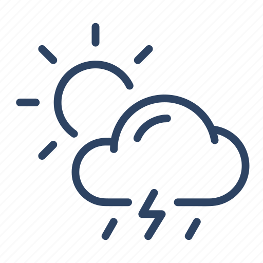 Climate, cloud, day, forecast, scattered, showers, weather icon - Download on Iconfinder