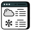 online weather forecast, weather website, overcast, meteorology, weather webpage 