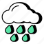 partly rainy day, weather forecast, overcast, meteorology, partly sunny day 