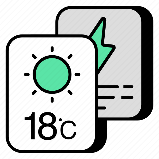 Weather card, forecast, overcast, meteorology, weather prediction icon - Download on Iconfinder
