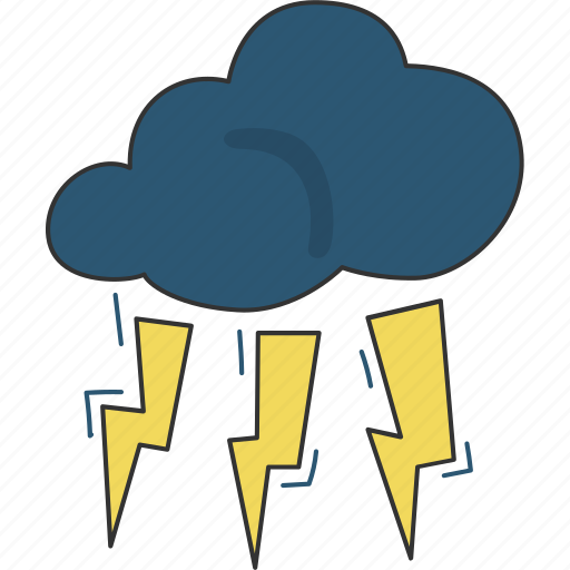 Weather, lfcv, cloud, thunder, thunderstorm, storm icon - Download on Iconfinder