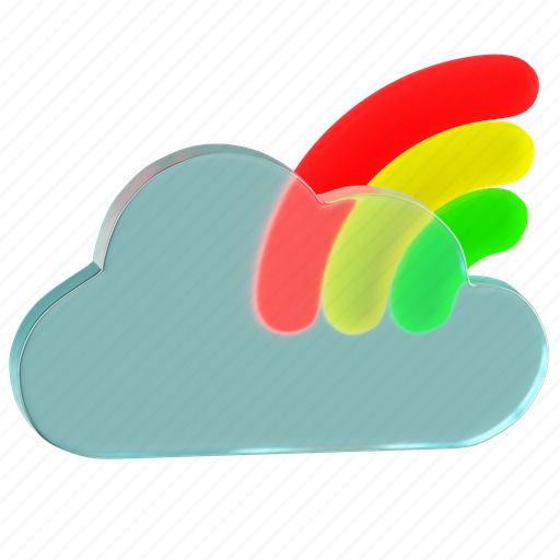 Rainbow, sky, colorful, spring, lgbt, sun, forecast icon - Download on Iconfinder
