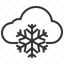 weather, cloud, cloudy, forecast, information, sign, snowflake