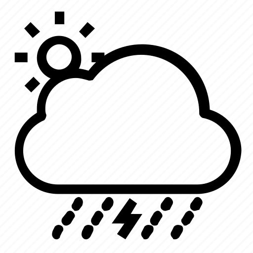 Forecast, rain, weather, climate, rainy, cloudy, sunny icon - Download on Iconfinder