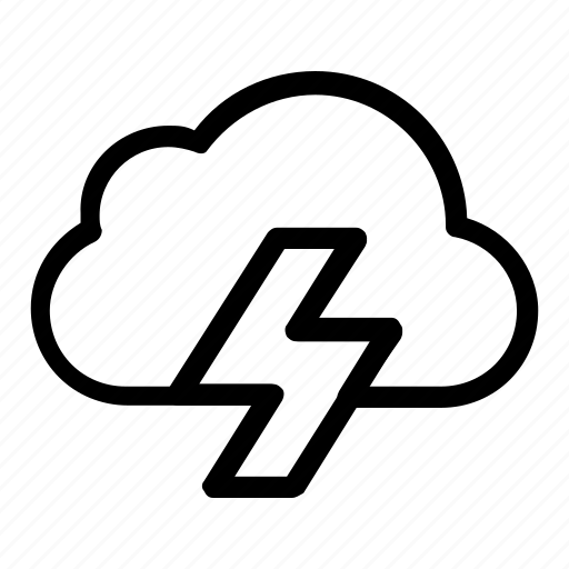 Forecast, lightening, weather, climate, cloudy, clouds, storm icon - Download on Iconfinder