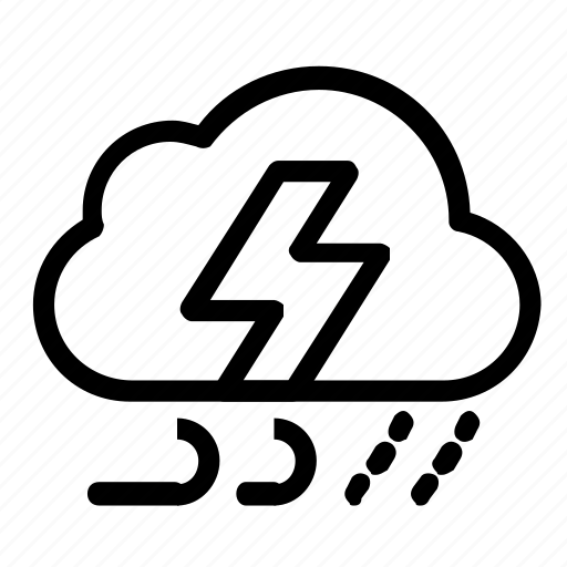 Forecast, lightening, weather, storm, lightning, climate icon - Download on Iconfinder